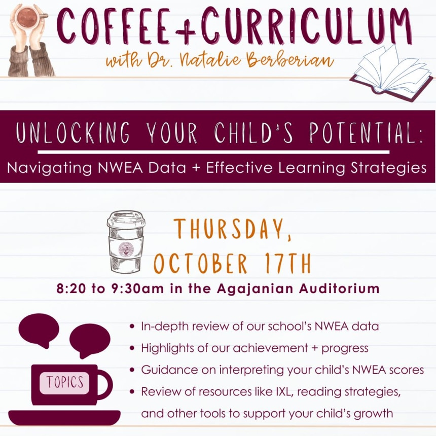 Coffee and Curriculum - The Dynamic Learning Duo - NWEA MAP Growth IXL - Kinder - 10th Parents