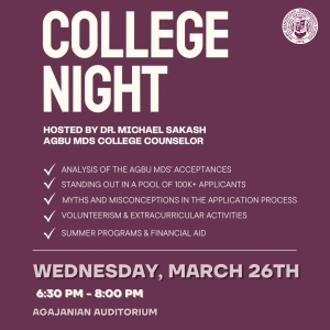 College Night with Dr. Michael Sakash