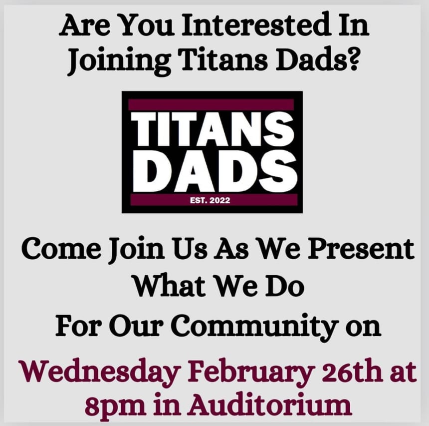 Titans Dads - Community Meeting