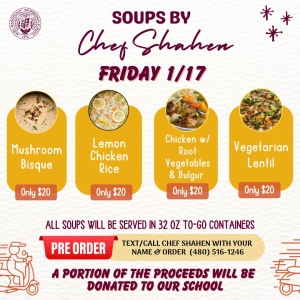 Chef Shahen Soup Sale