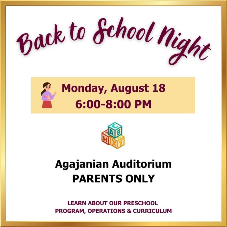 ANP - Back to School Night