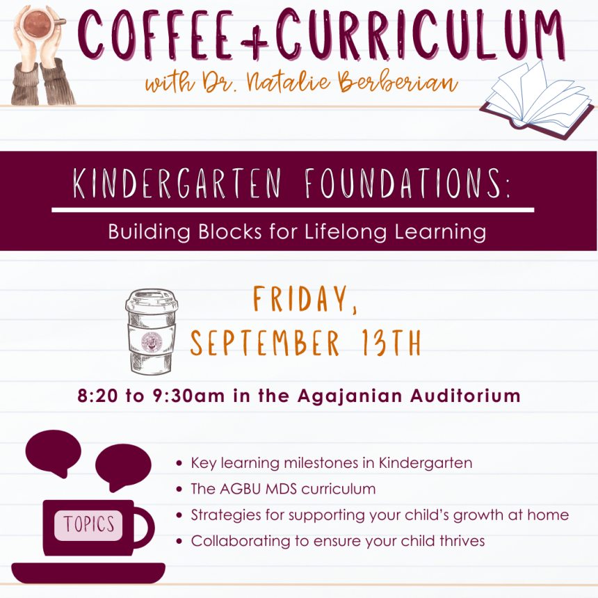 Coffee and Curriculum - Building Blocks for Lifelong Learning in Kindergarten